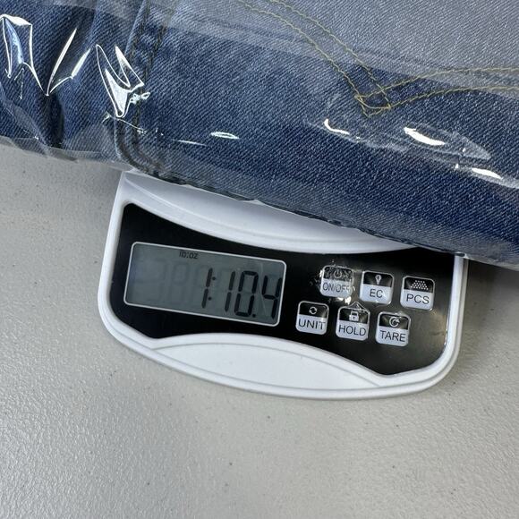 Mens Levi's 505 Straight Leg Jeans Blue Medium Wash Denim Pants sz 38x30 Classic - Picture 14 of 14